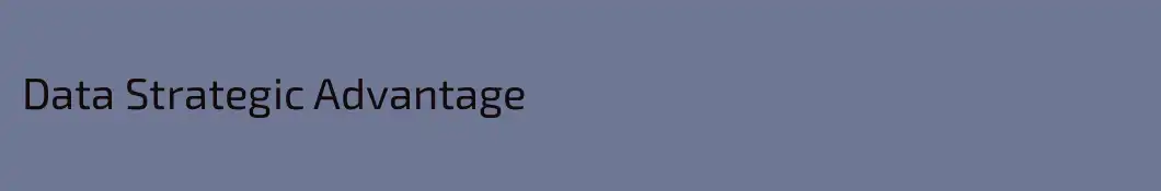 Data Strategic Advantage
